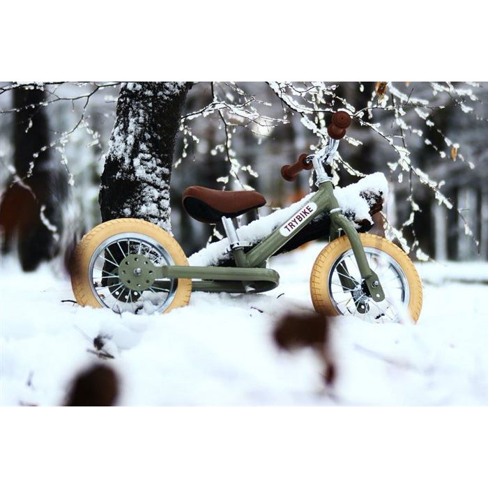 Біговел Trybike двоколісний Оливковий (TBS-2-GRN-VIN)