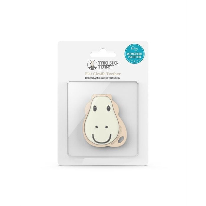 Прорізувач Matchstick Monkey Жираф коричневий, 8 см Bio Cote (MM-FGT-001)