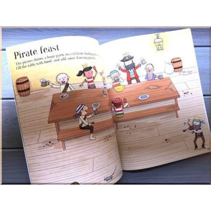 Книга First Sticker Book: Pirates