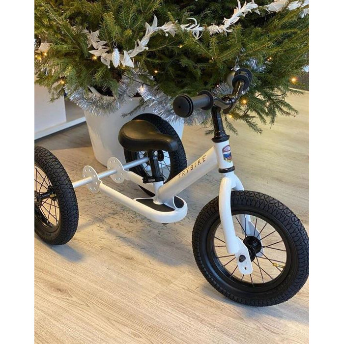 Біговел Trybike триколісний Білий (TBS-3-WHT)
