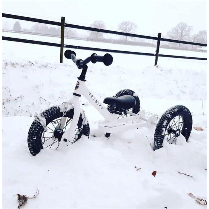 Біговел Trybike триколісний Білий (TBS-3-WHT)