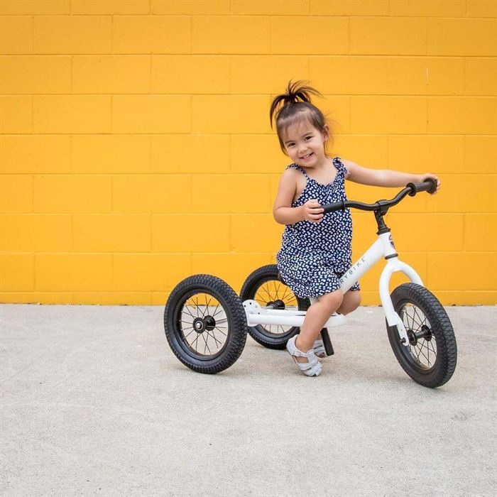 Біговел Trybike триколісний Білий (TBS-3-WHT)