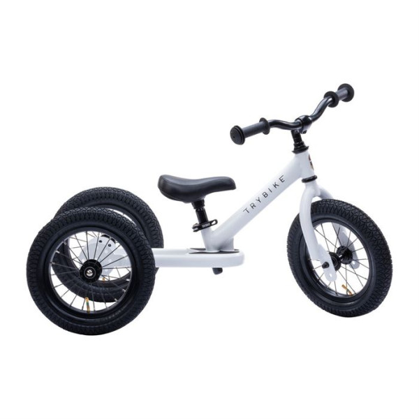 Біговел Trybike триколісний Білий (TBS-3-WHT)