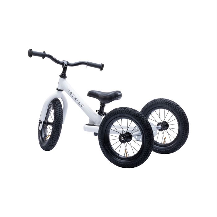 Біговел Trybike триколісний Білий (TBS-3-WHT)