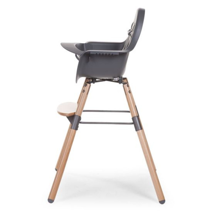 Стільчик для годування Childhome Evolu 2 з бампером - natural/anthracite