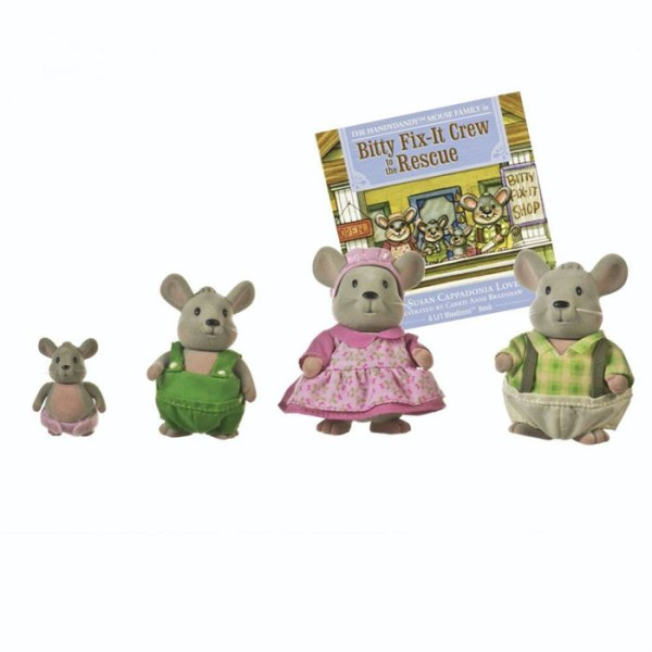 Li`l Woodzeez Набор фигурок - Семья Мышей 6003M