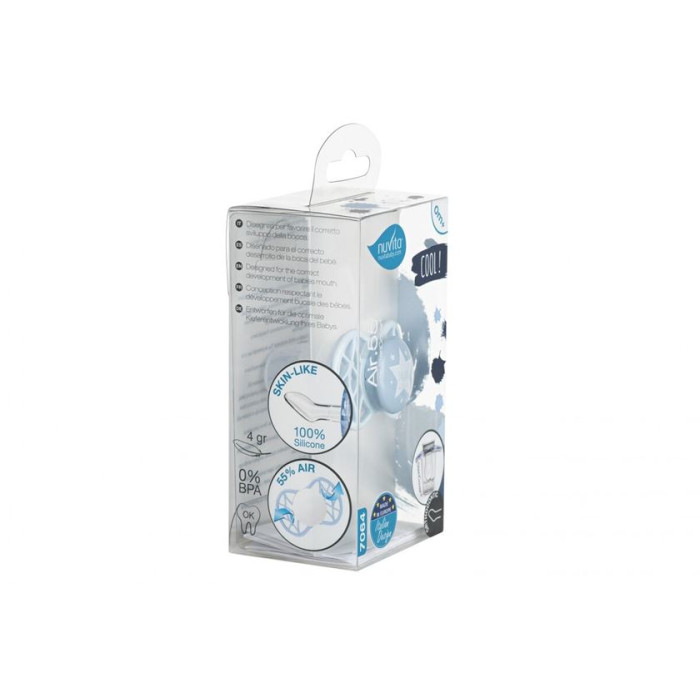 Nuvita Пустушка Air55 Cool 0m+ ортодонтична[NV7064BS]