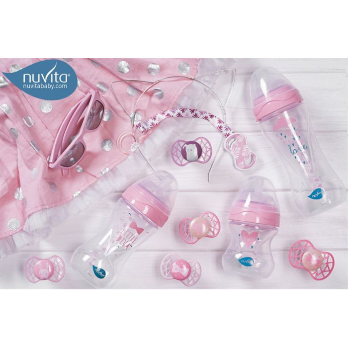 Nuvita Пустушка Air55 Cool 0m+ ортодонтична (світиться в темряві)[NV7064GCR]