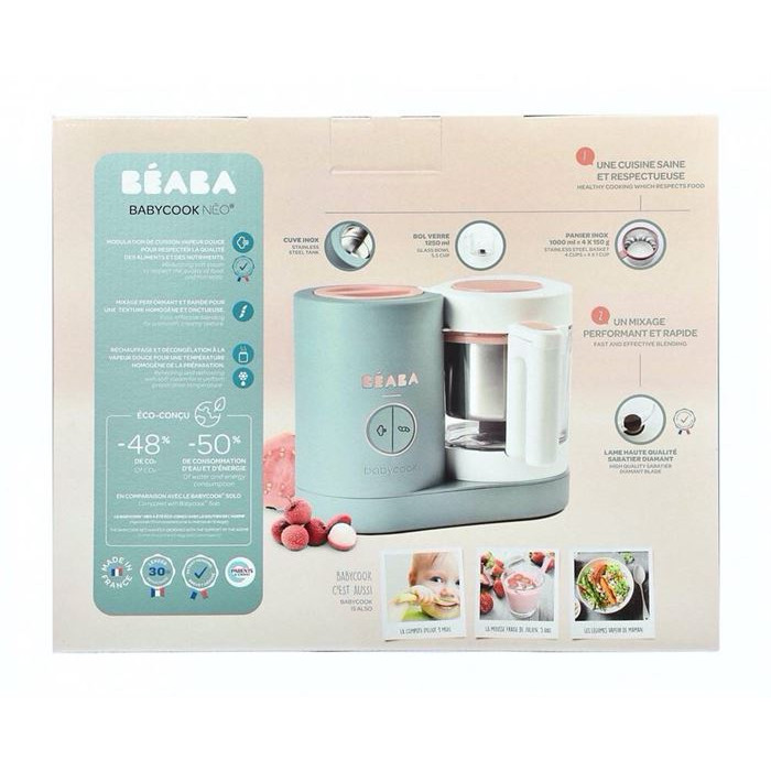 Блендер-пароварка Babycook Neo Beaba - Eucalyptus, арт. 912732