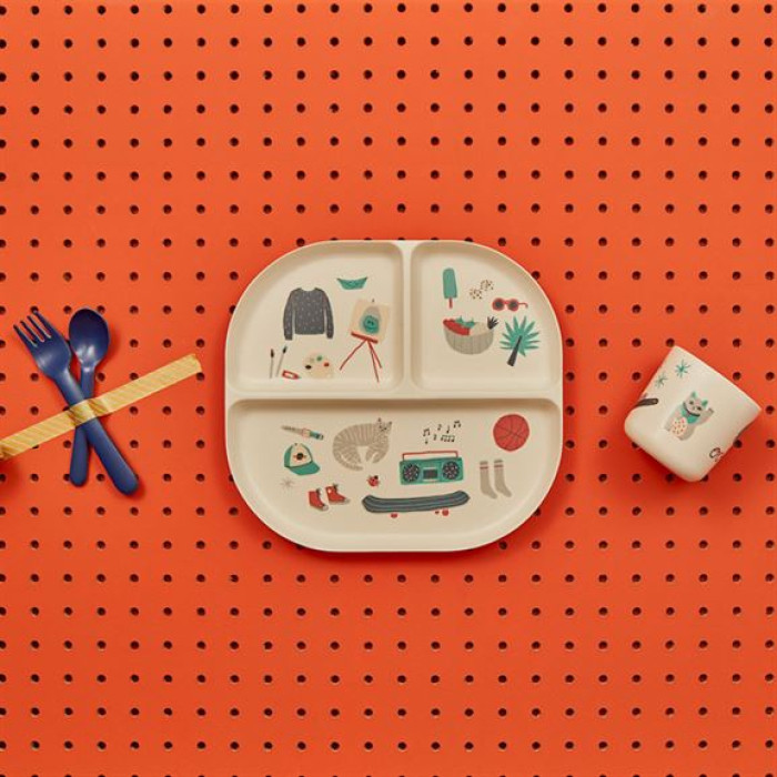 Набір посуду Kids Dinner Set синій