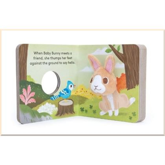 Книга-іграшка,Книга з пальчиковою лялькою Baby Bunny Finger Puppet Book