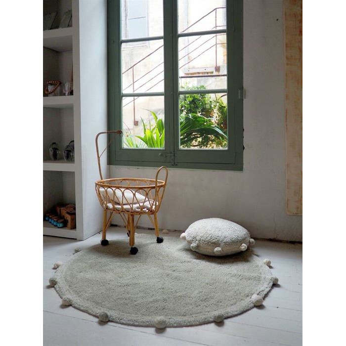 Килим Lorena Canals Bubbly Olive Natural Ø 120 Cm