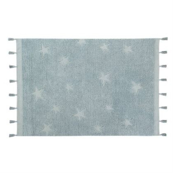 Килим Lorena Canals Hippy Stars Aqua Blue 120 x 175 Cm