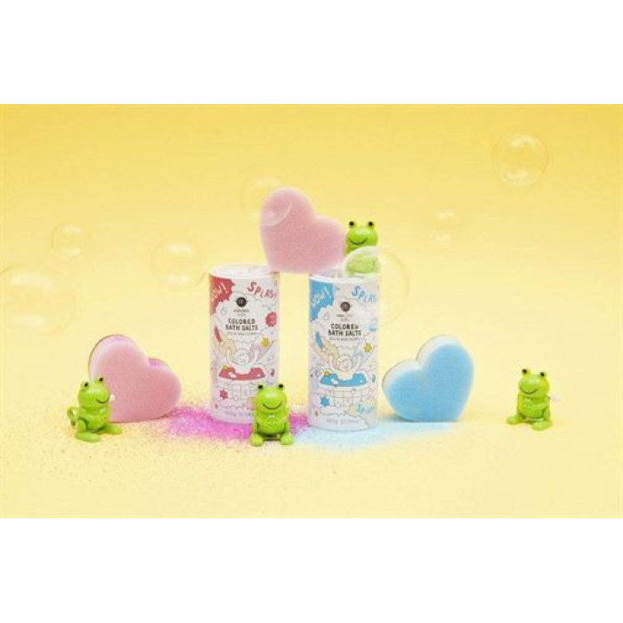 Кольорова сіль-піна для ванни Nailmatic Kids рожева