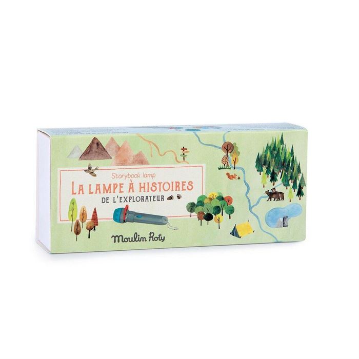 Волшебный фонарик Moulin Roty - Storybook torch - Explorer