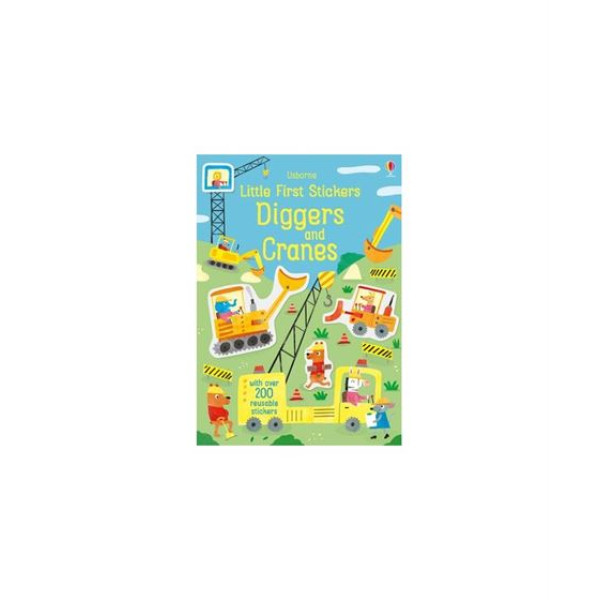Книга Little First Stickers: Diggers and Cranes