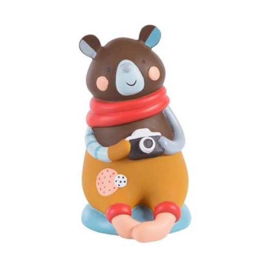 Игрушка копилка медведь, 9х16см