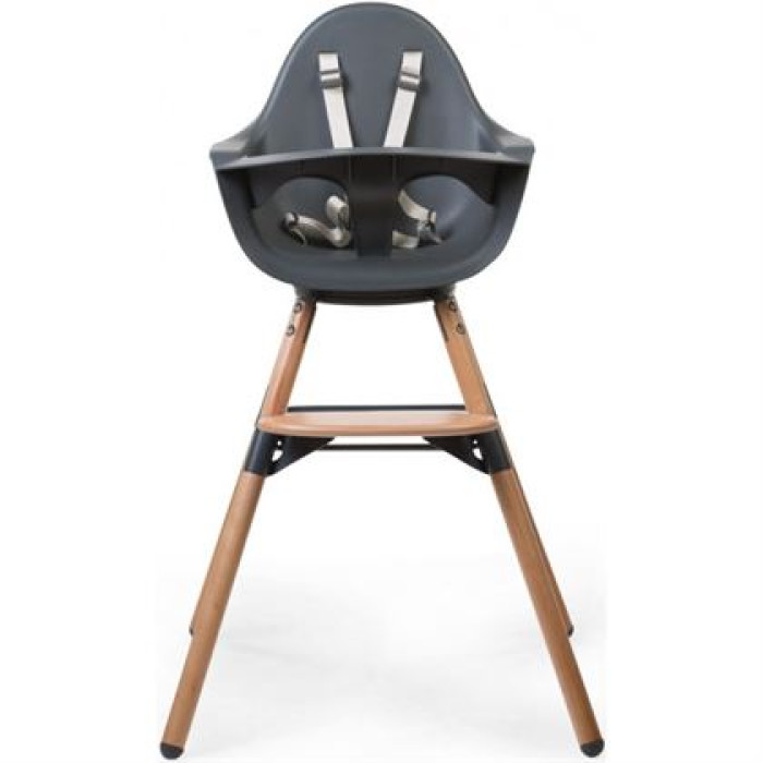 Стілець для годування Childhome Evolu ONE.80° з бампером - natural/anthracite