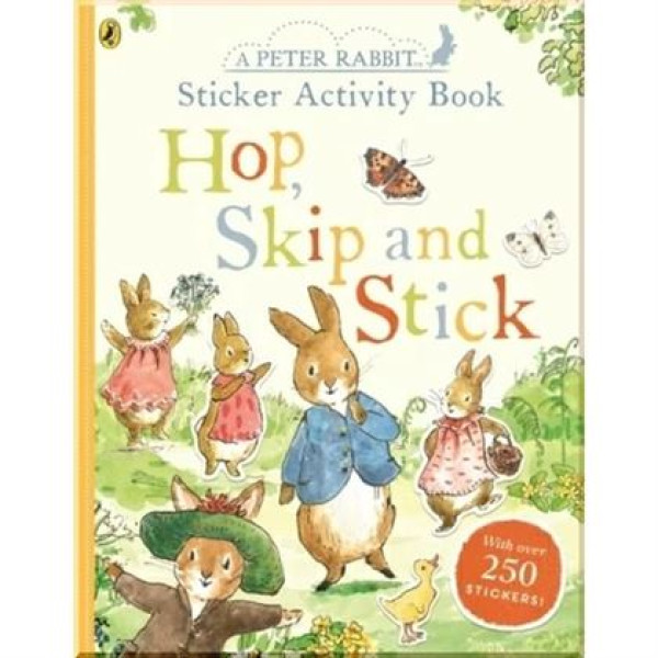 Книга з наліпками A Peter Rabbit Sticker Activity Book: Hop, Skip and Stick