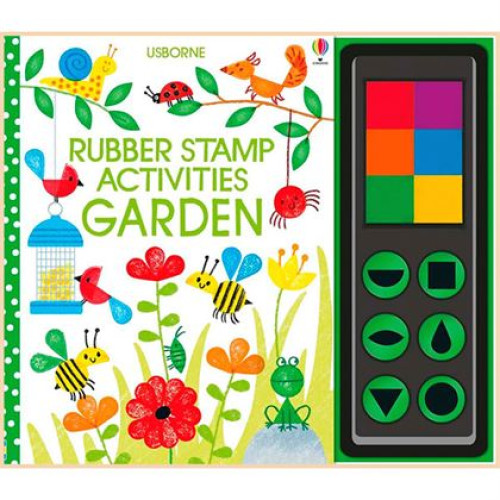 Книга с поделками Rubber Stamp Activities: Garden