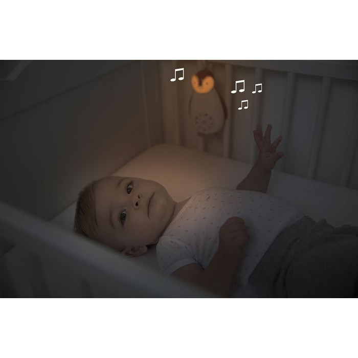 Нічник з музичним боксом Penguin ZOE pink Zazu