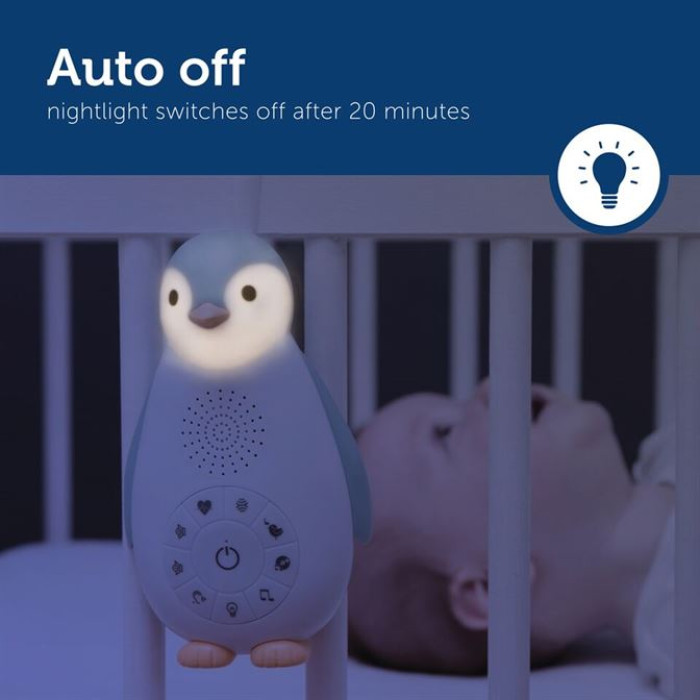 Нічник з музичним боксом Penguin ZOE pink Zazu