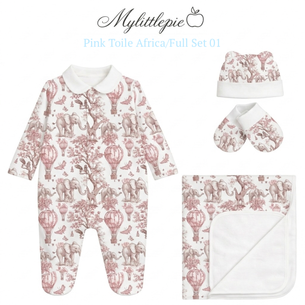 Комплект Full Set FS01 PINK TOILE AFRICA 3 pc