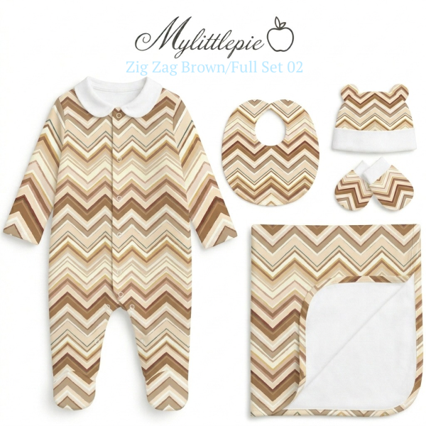 Комплект Full Set FS02 ZIG ZAG BROWN 4 pc