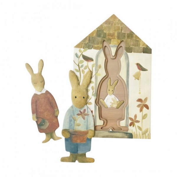 Egmont Toys Пазл-вкладка "Родина Кролика" 