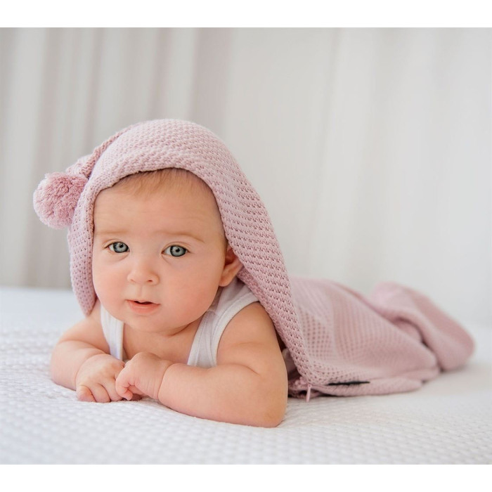 В'язаний конверт LULLALOVE Powder Pink