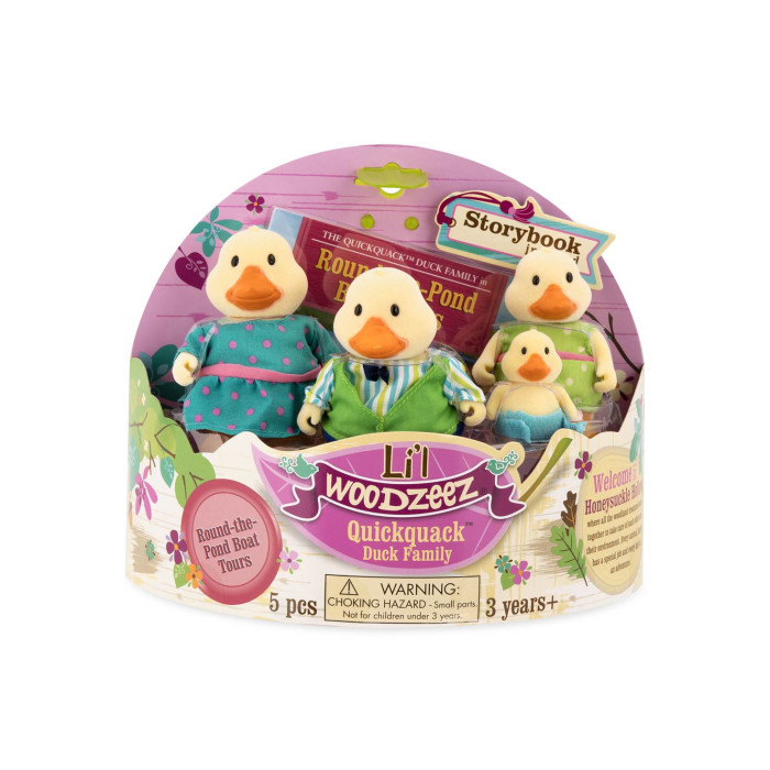 Li`l Woodzeez Набір фігурок - Сім'я Качок 6259