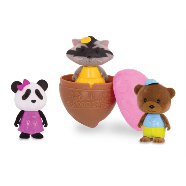 Li`l Woodzeez Іграшка Bobblehead (3 од.) Серія 3 63100Z