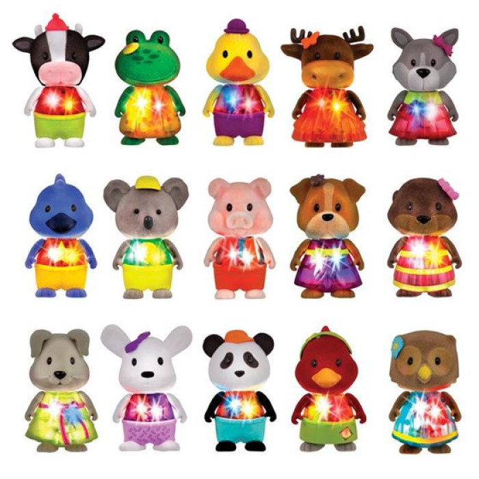 Li`l Woodzeez Іграшка Bobblehead Сюрприз зі світлом Серія 5 51401GTZ