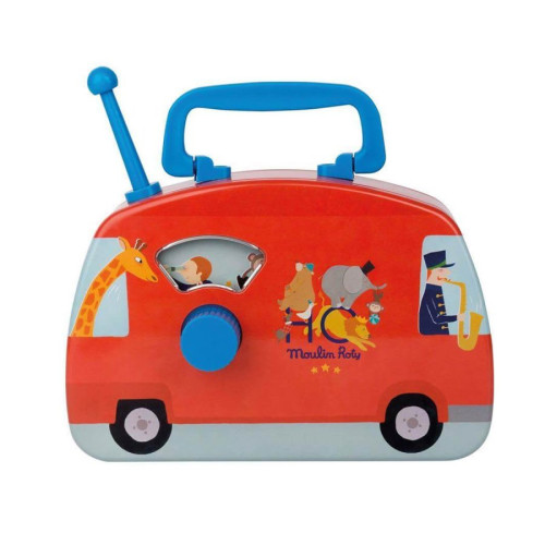 Moulin Roty Іграшка музичний автобус Les jouets metal, 720394