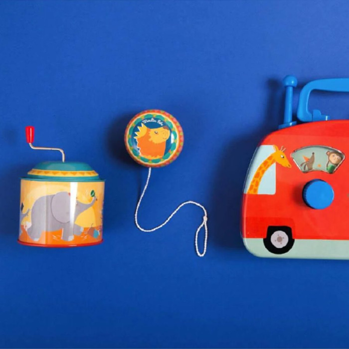 Moulin Roty Іграшка музичний автобус Les jouets metal, 720394