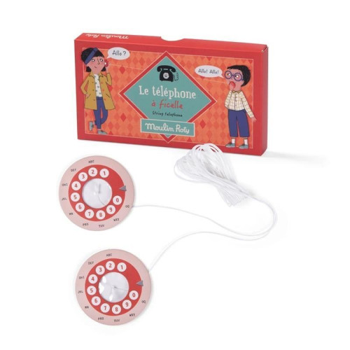 Moulin Roty Игрушка проводной телефон Les Petites Merveilles, 711385