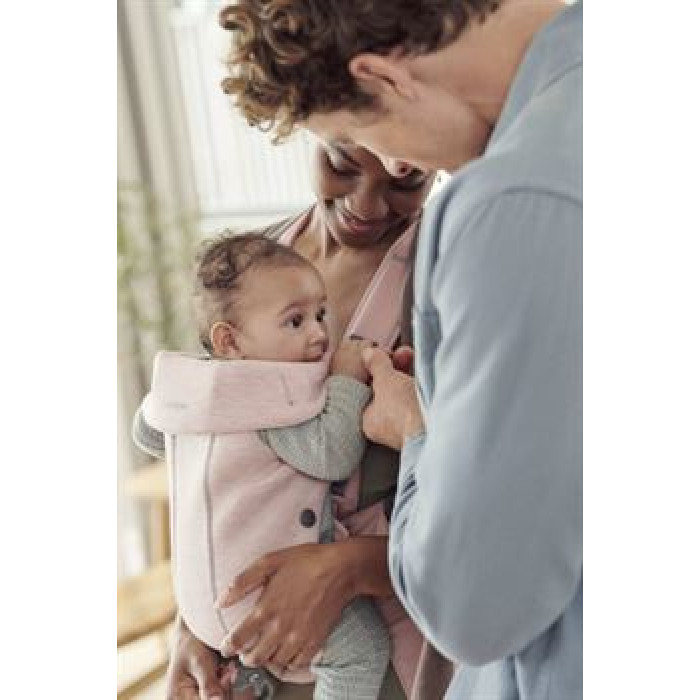 Рюкзак-кенгуру для немовлят BabyBjorn MINI 3D Jersey Light Pink