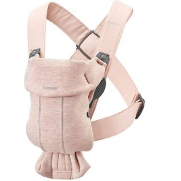 Рюкзак-кенгуру для немовлят BabyBjorn MINI 3D Jersey Light Pink