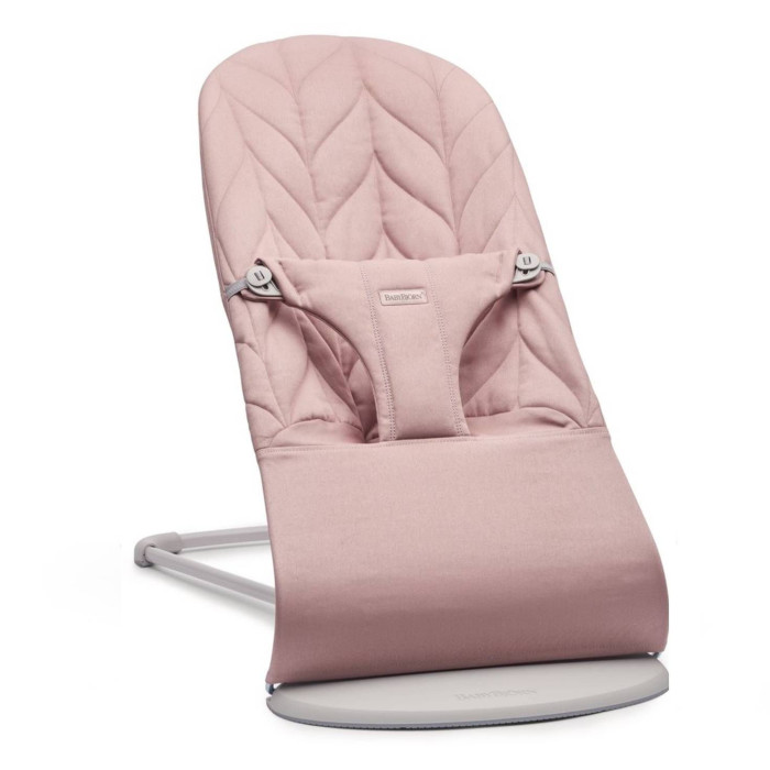 Шезлонг для немовлят BabyBjorn Bouncer BLISS Woven Petal Quilt Dusty Pink 