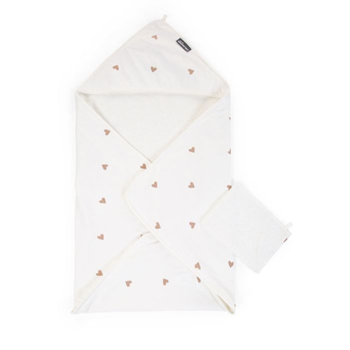 Рушник з капюшоном Childhome 80x80 hearts, арт. CCBCJOH