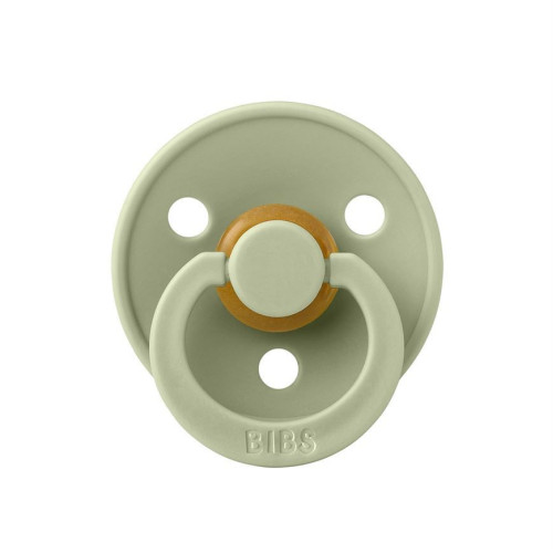 Соска пустышка BIBS Colour Latex Round (круглая) – Sage