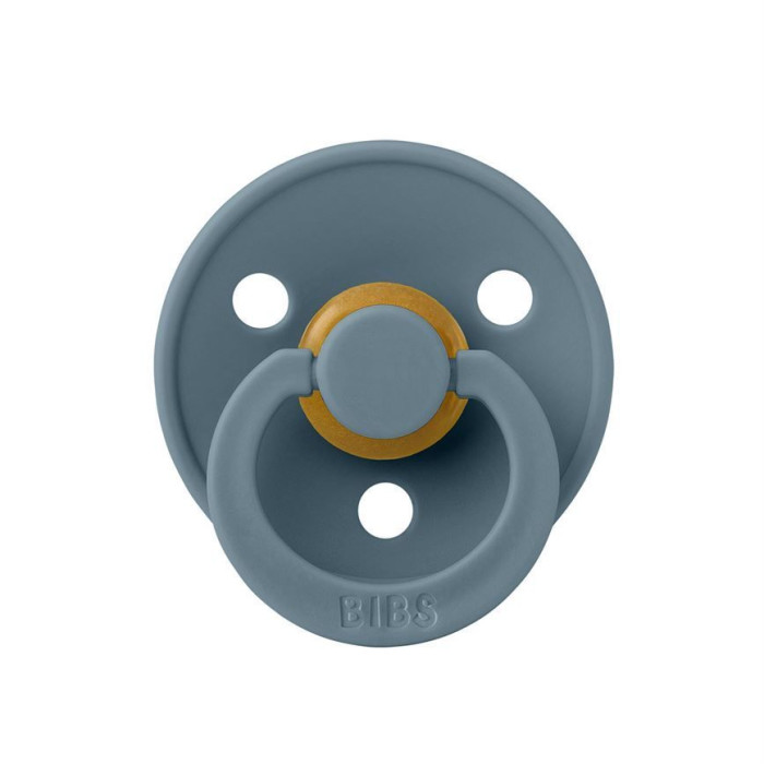 Соска пустушка BIBS Colour Latex Round (кругла) – Petrol