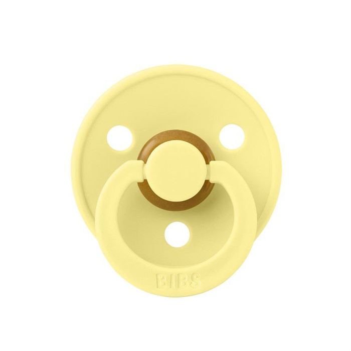 Соска пустушка BIBS Colour Latex Round (кругла) – Sunshine