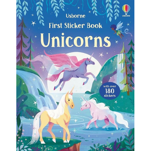 Книга First Sticker Book: Unicorns