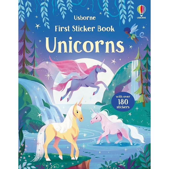 Книга First Sticker Book: Unicorns