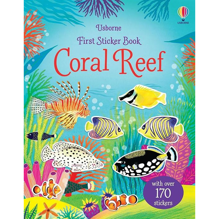 Книга First Sticker Book: Coral Reef