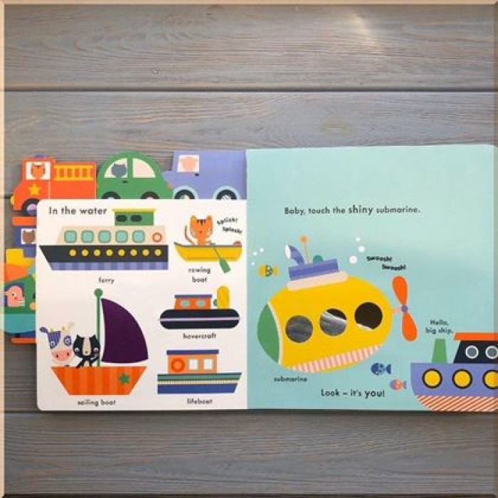 Книга Baby Touch: Vehicles Tab Book (A Touch-and-Feel Playbook)