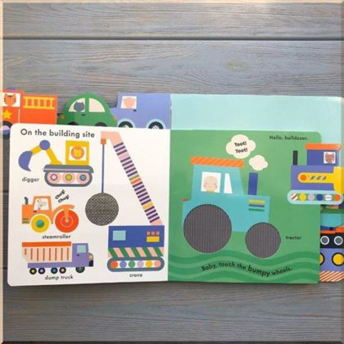 Книга Baby Touch: Vehicles Tab Book (A Touch-and-Feel Playbook)