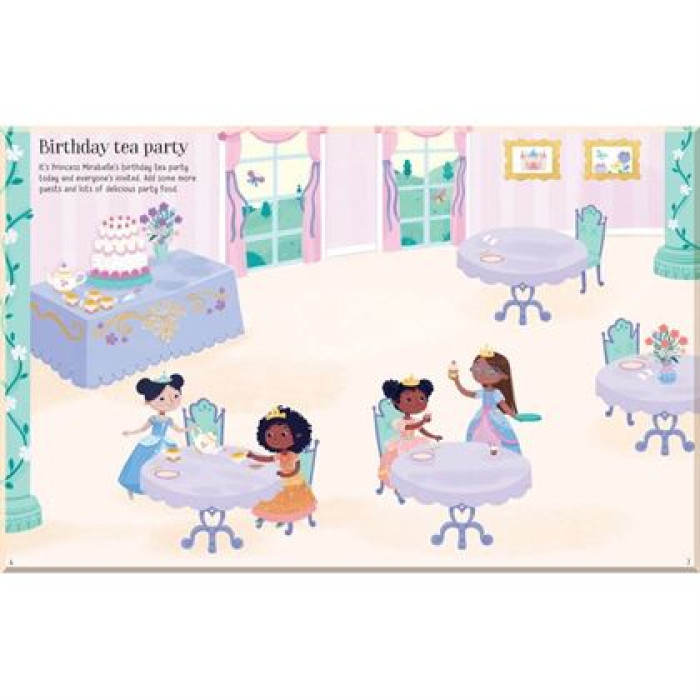 Книга First Sticker Book: Princesses