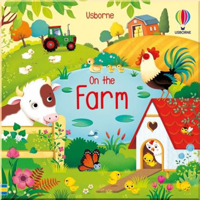 Книга Usborne Book and 3 Jigsaws: On the Farm
